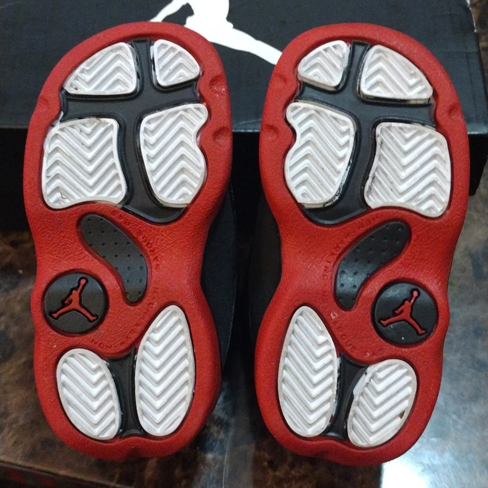 Kids Jordans Sale 🤑Air Jordan 13 Retro BT Dirty Bred Toddler size 5 Shoes - Picture 9 of 10